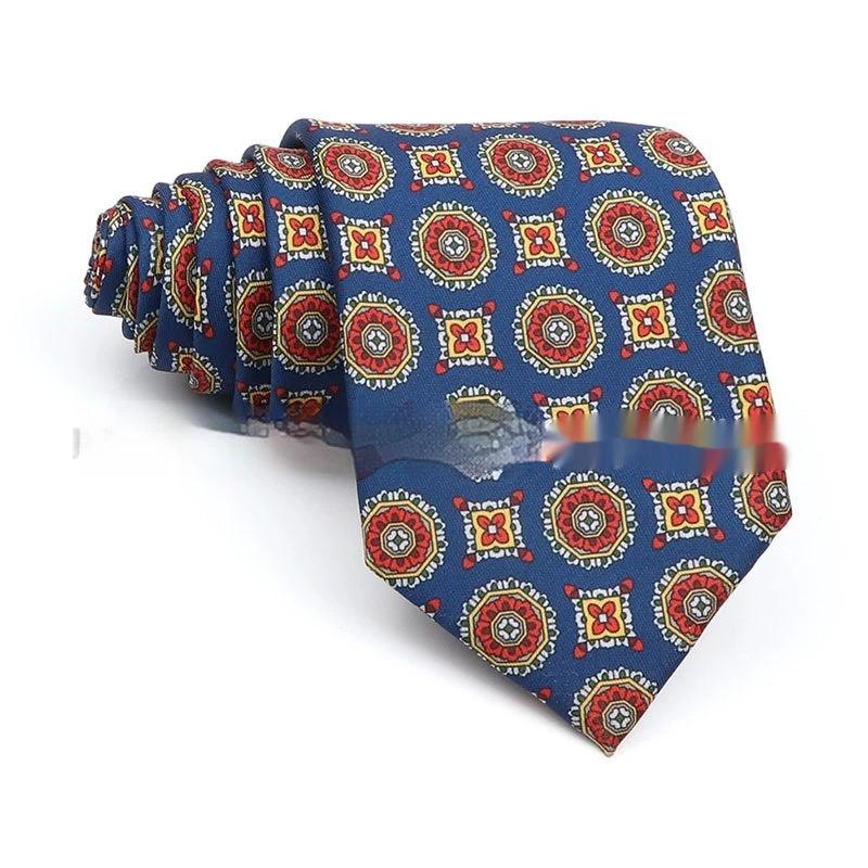 Business Polyester Men's Printed Tie by GJG Denim