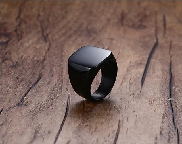 Men's Solid Color Ring by GJG Denim