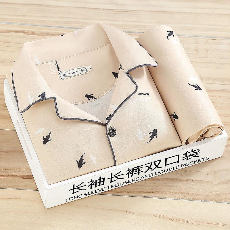 Men's Long-sleeved Pajamas by GJG Denim