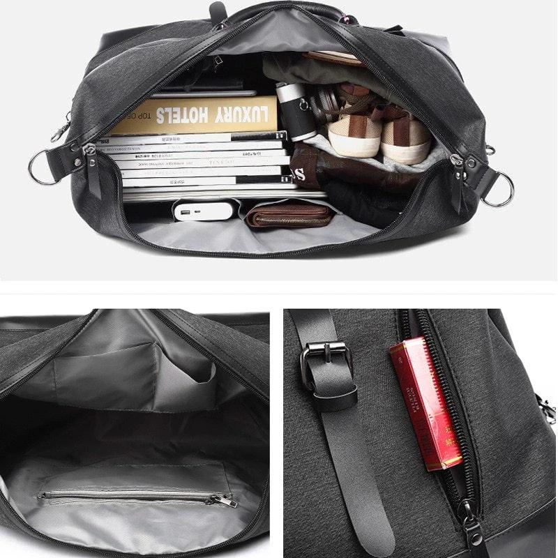 New Travel Luggage Water Resistant Oxford Men Bag by GJG Denim