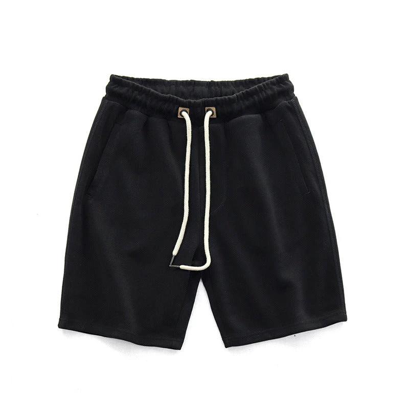 Men's Japanese-style Retro Knitted Loose Shorts by GJG Denim