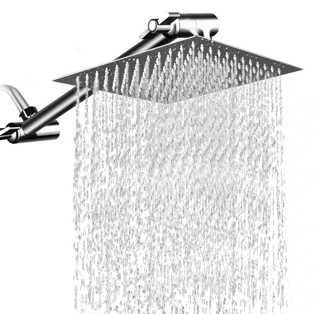 304 Stainless Steel Rainfall Shower Head by GJG Denim