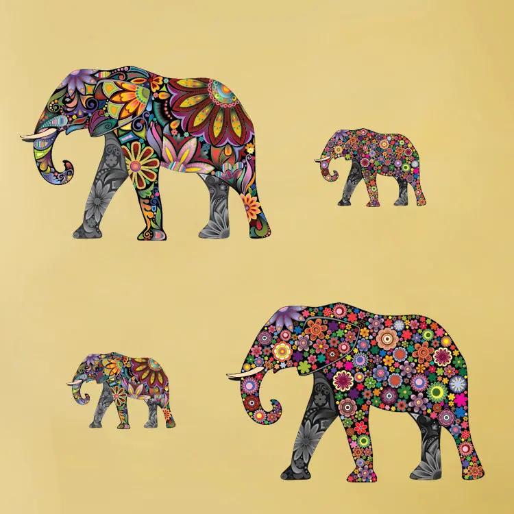 Elephant Living Room Decor Wall Sticker by GJG Denim