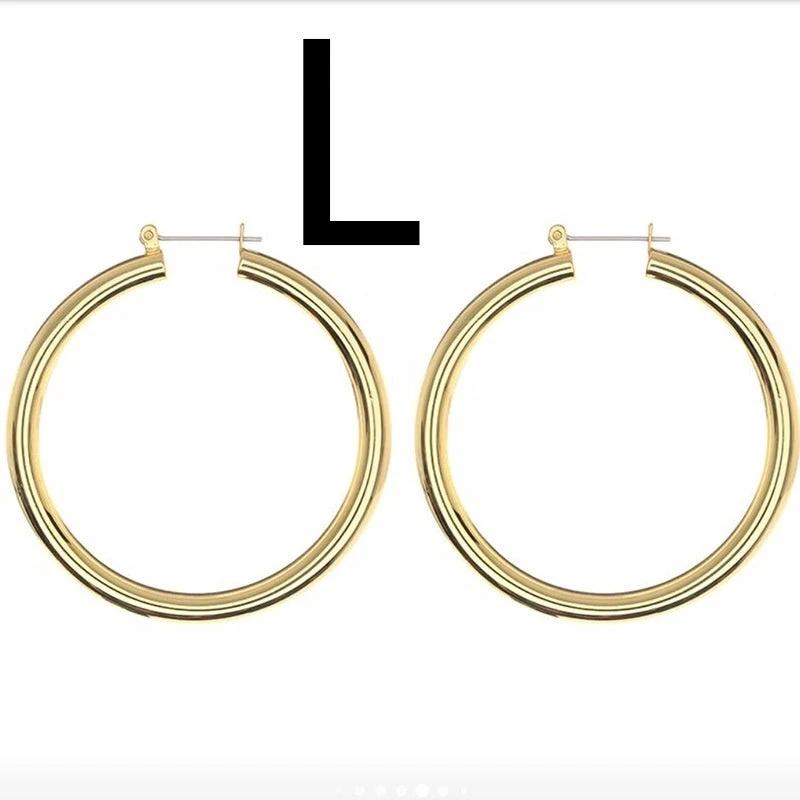 Titanium Steel HOOP Ring HOOP Earrings Cold Scenery Surface by GJG Denim