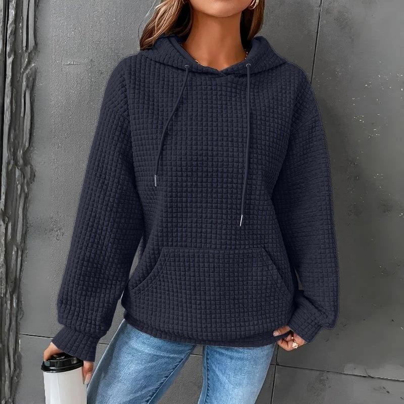 Women's Loose Fitting Hooded Long Sleeved Sweatshirt by GJG Denim