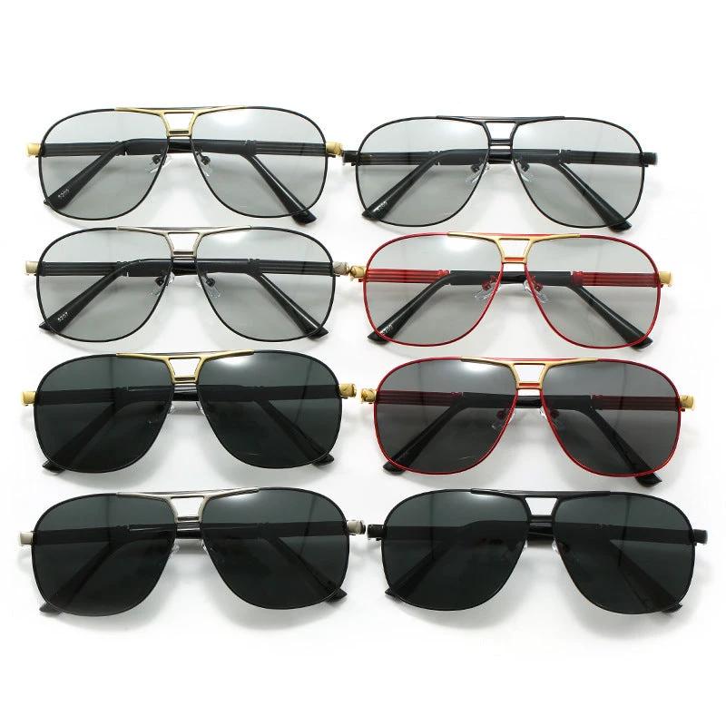 Men's Polarized Day And Night UV Protection Advanced Sense Color Changing Sunglasses by GJG Denim