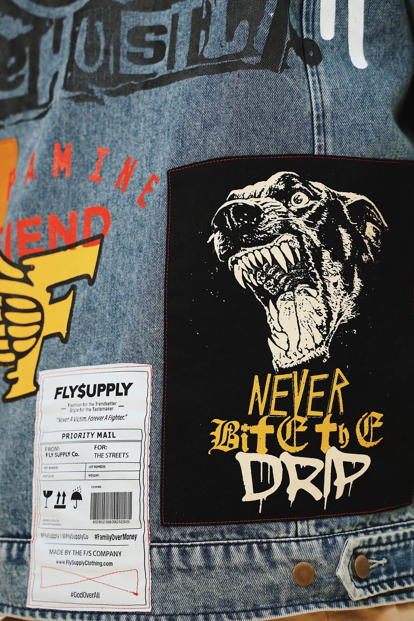 New Rich Denim Jacket (Denim) by Fly Supply Co