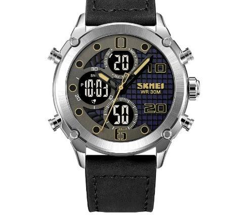 Outdoor Sports Men's Electronic Watch Dual Movement Multifunctional by GJG Denim
