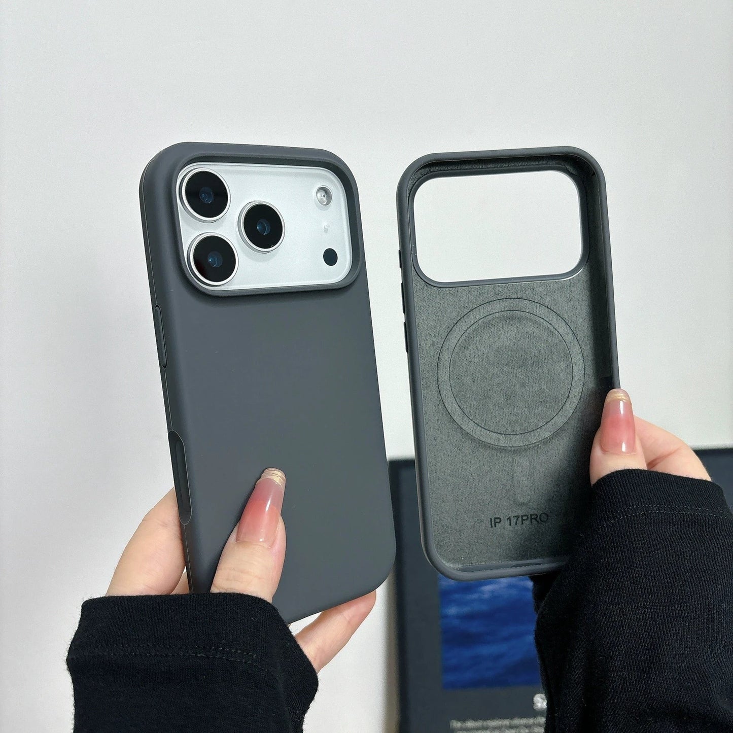 Liquid Magnetic Charge Phone Case All-inclusive Ai Button Drop-resistant by GJG Denim
