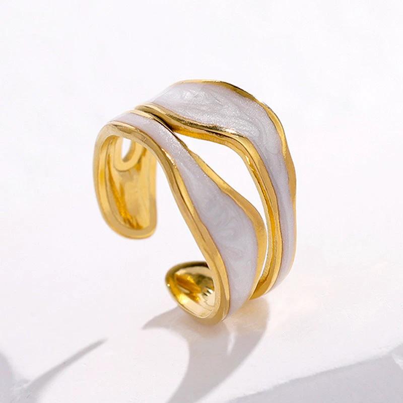 Simple Titanium Steel Ring by GJG Denim