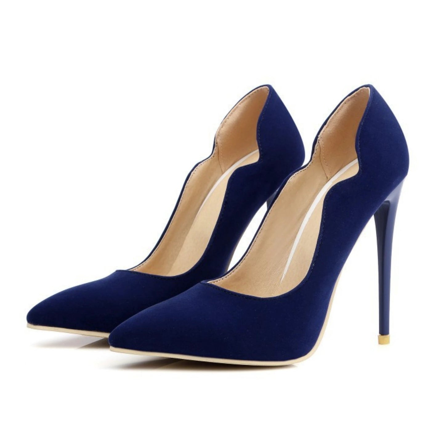 Sexy High-heeled Stiletto Patent Leather Pumps by GJG Denim