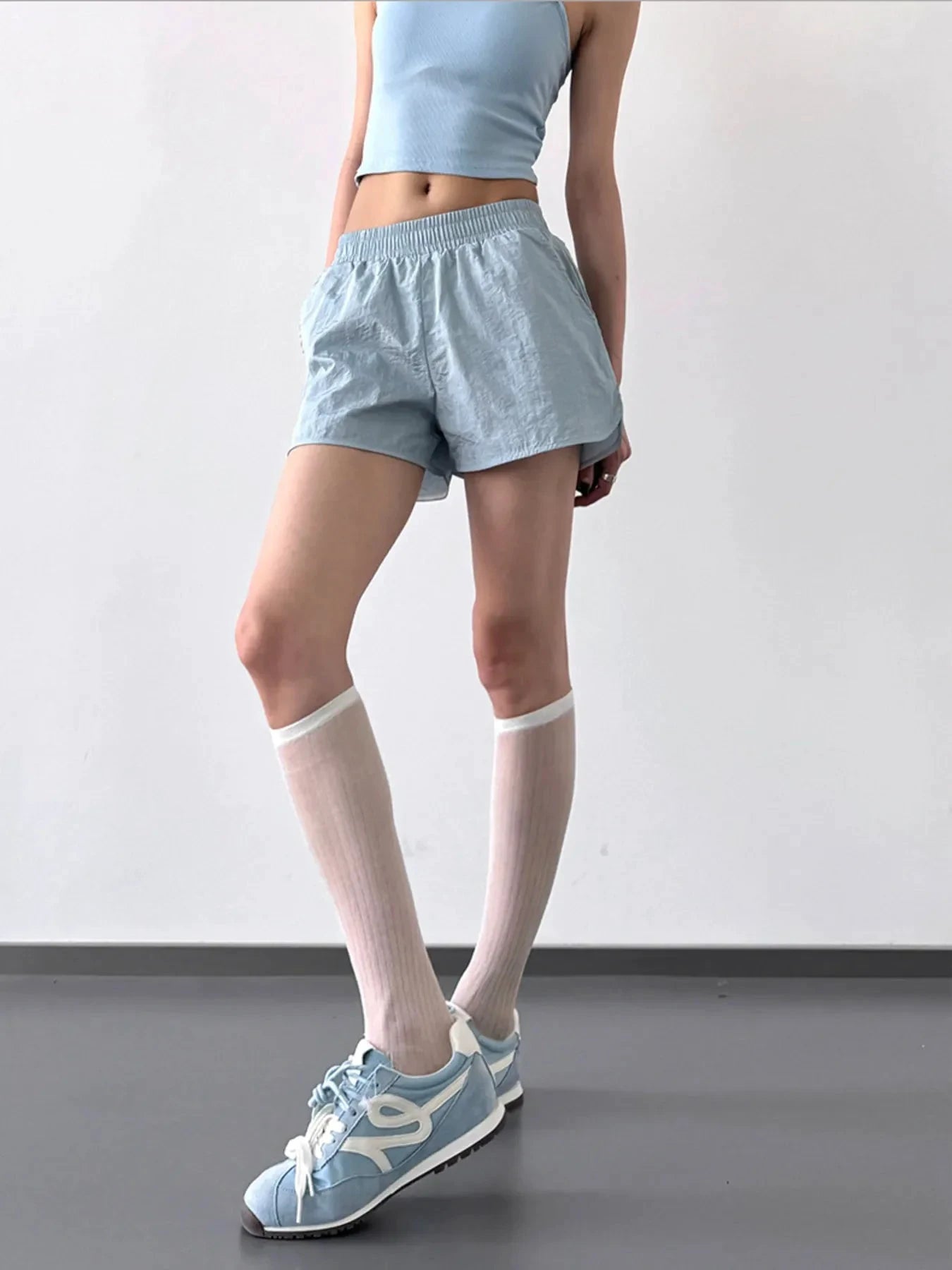 Elastic Waist Active Shorts by Lady Ros