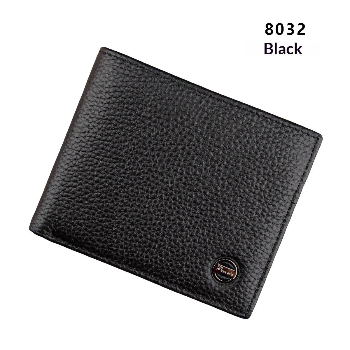 Men's Anti-Scanning RFID High-Capacity Credit Card Holder Made From First-Layer Cowhide Leather by GJG Denim