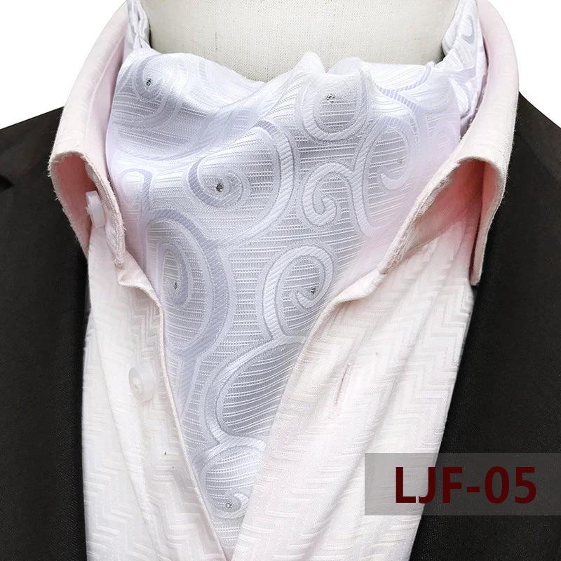 Men's Jacquard Polyester Scarf by GJG Denim