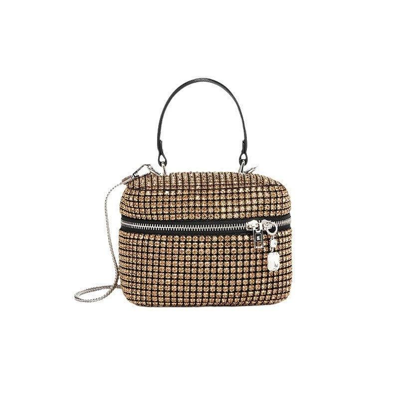 Spring New Fashion Chain ShoulderCrossbody Small Square Handbag by GJG Denim
