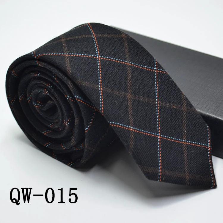 Men's Super Narrow Wool-like Elegant Tie by GJG Denim