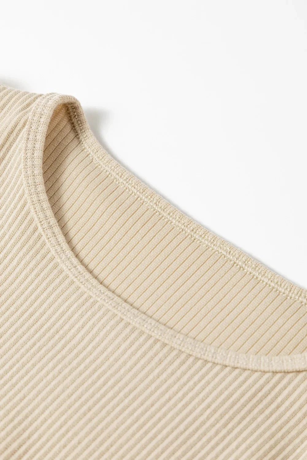 Apricot Ribbed Balloon Sleeve Bodysuit by GJG Denim
