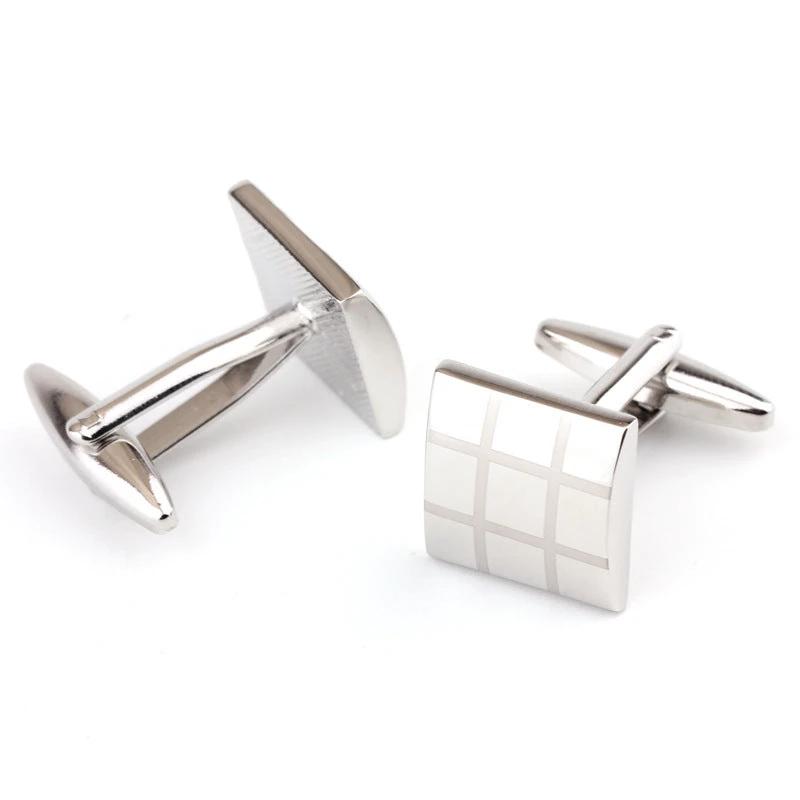 Men's Square Plaid Cufflinks by GJG Denim