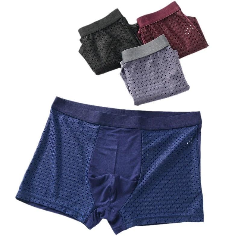 Men's Mesh Seamless Boxer's by GJG Denim