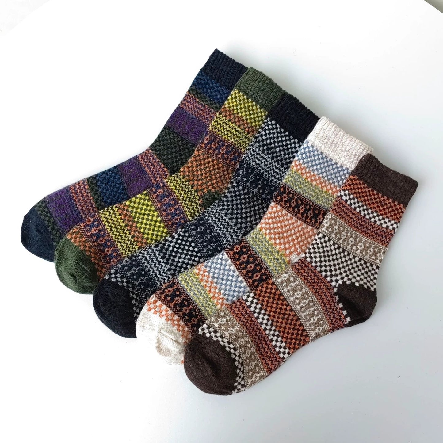 Men's Socks Vintage Style Wool Socks by GJG Denim