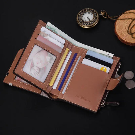 Men's Short Retro Wallet by GJG Denim