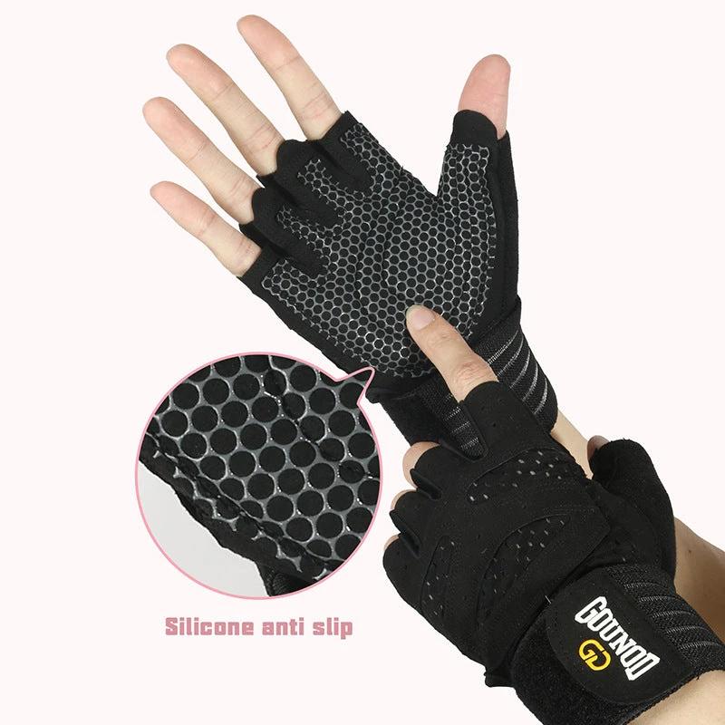 Fitness Gloves Lengthened Exercise Breathable And Wearable by GJG Denim