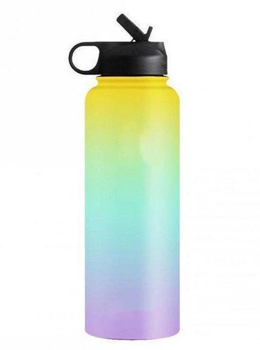 Stainless Steel Wide-mouth Outdoor Sports Vacuum Flask by GJG Denim