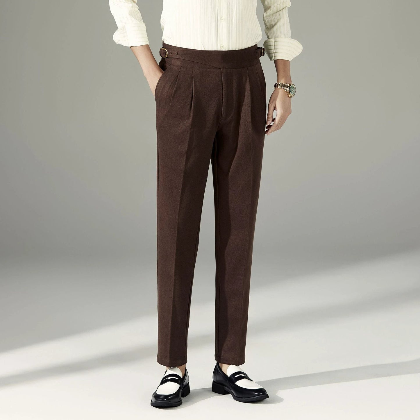 Men's Slim Fit Business Casual Pants by GJG Denim