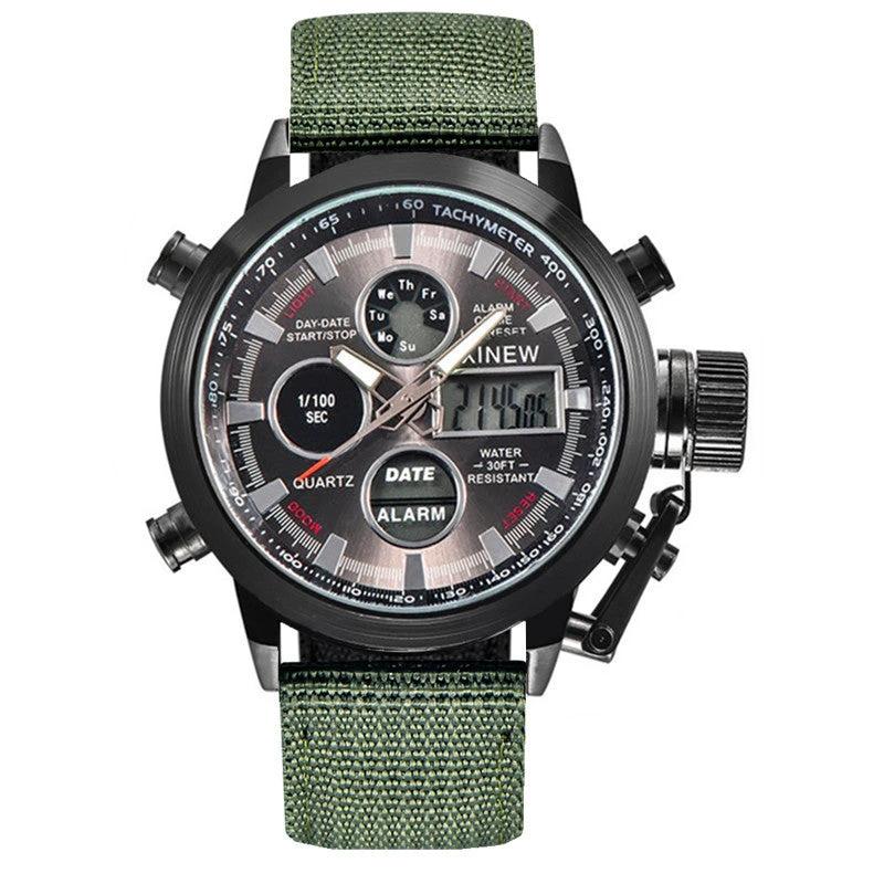 Men's Fashion Belt Multi-functional Watch by GJG Denim