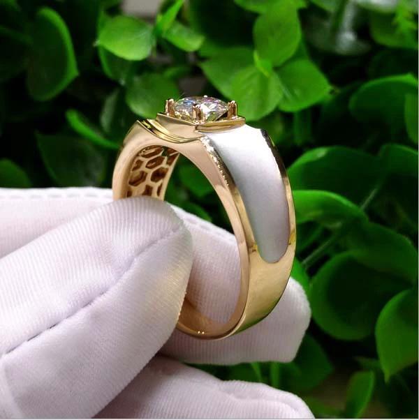 Gold-Plated Men's Ring by GJG Denim