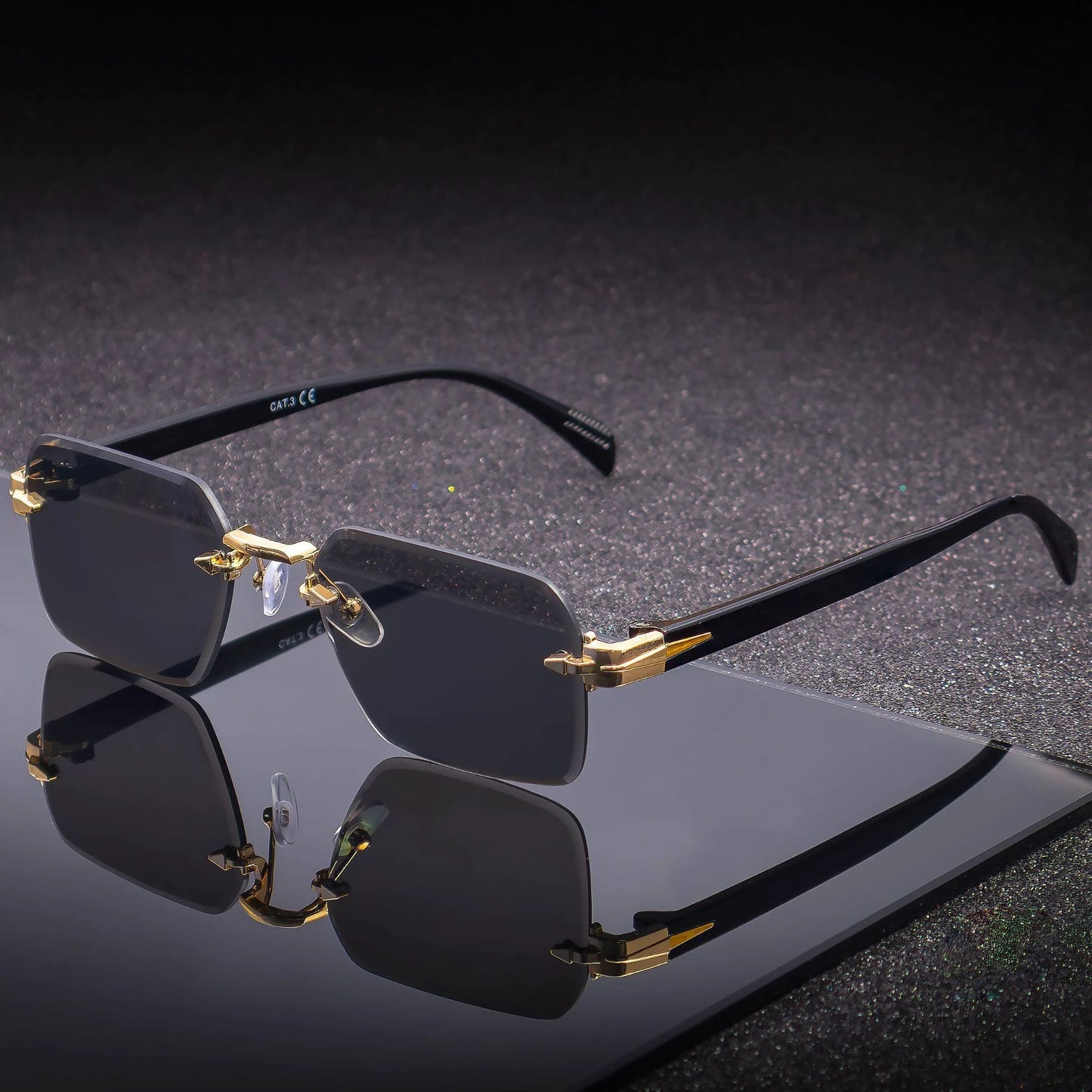 Men's Frameless Fashion Sunglasses by GJG Denim