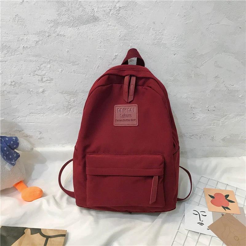 Men's Solid Backpack Large Capacity by GJG Denim