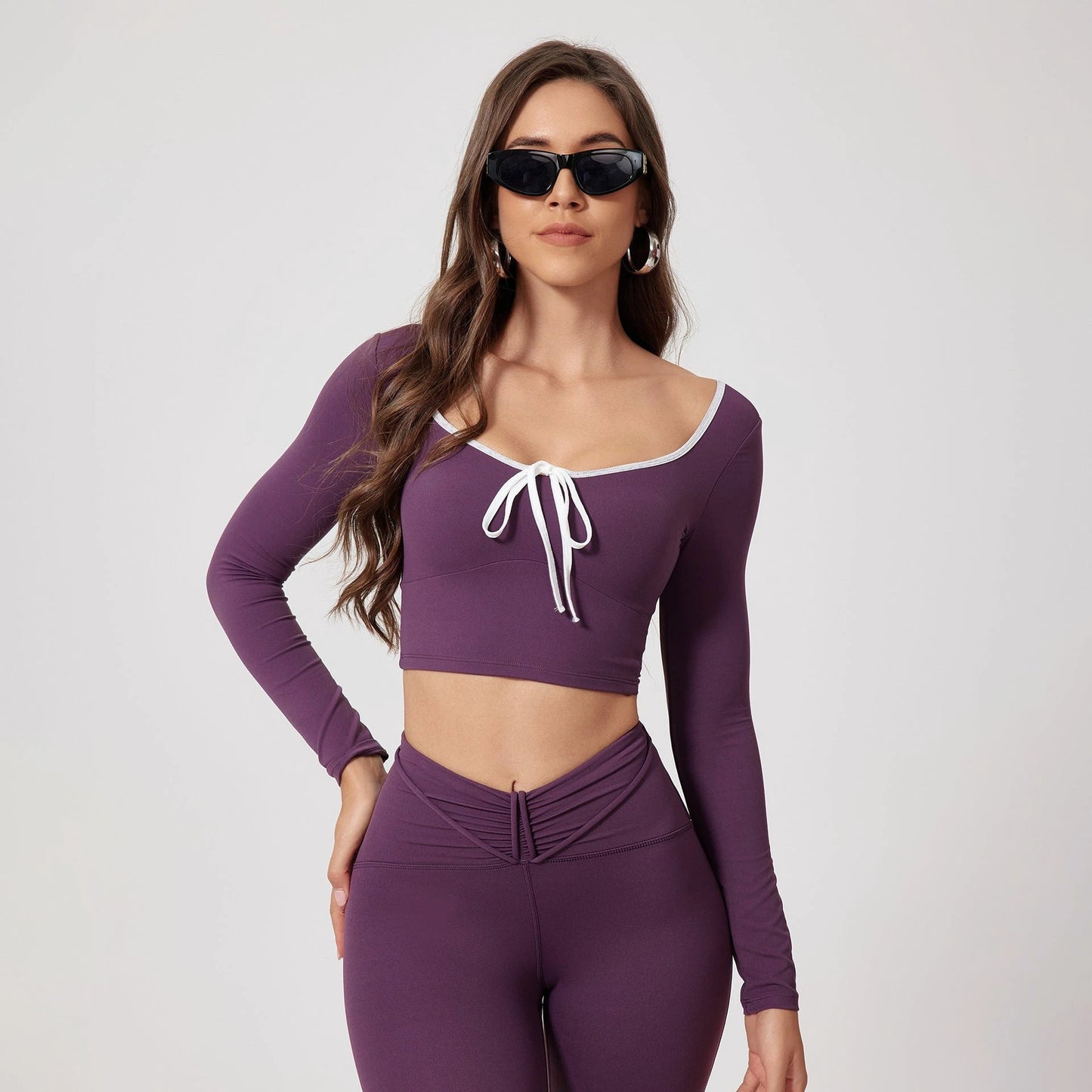 Quick-dry Casual Tops Training Running Sports Workout Clothes by GJG Denim