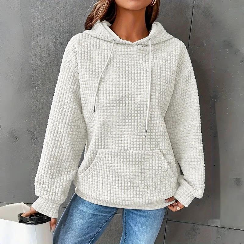 Women's Loose Fitting Hooded Long Sleeved Sweatshirt by GJG Denim