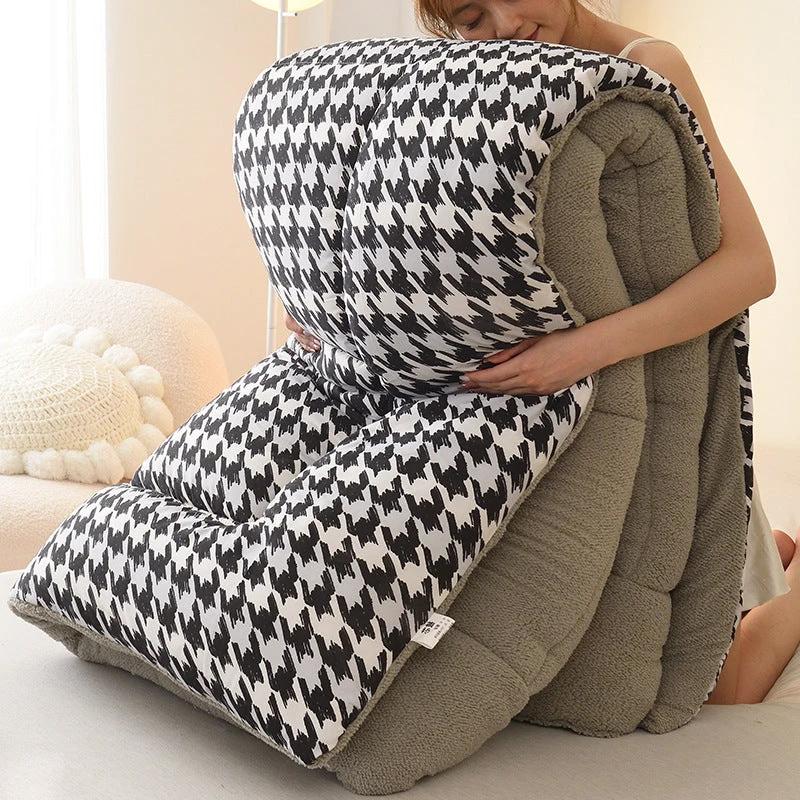 Lambswool Quilt Winter Thickened Cotton Quilt by GJG Denim
