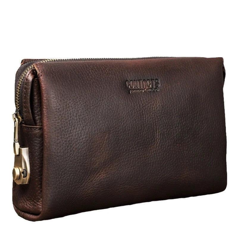 Men's First Layer Cattlehide Leather Bag by GJG Denim