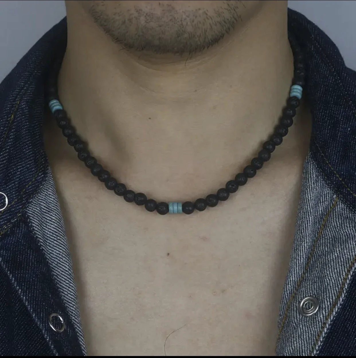 Beach Bohemian Necklace For Men by GJG Denim