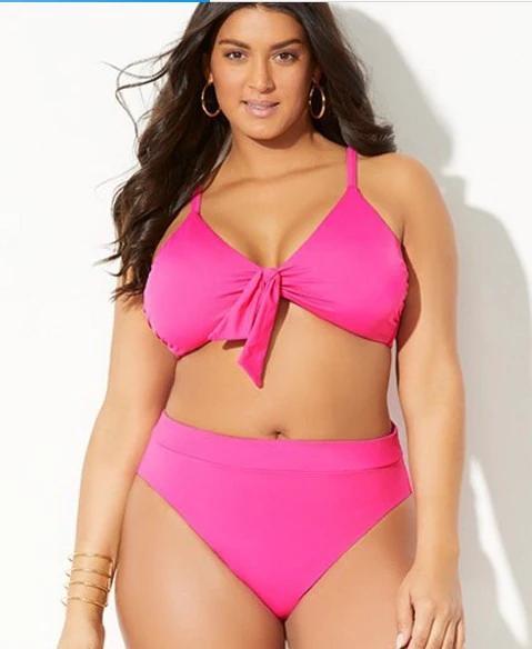 Plus Size Separate Women's Swimsuit Bikini by GJG Denim