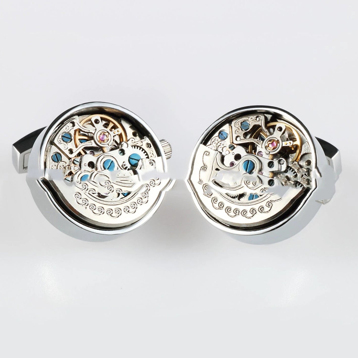 Men's High-end Movement Shirt Cufflinks by GJG Denim