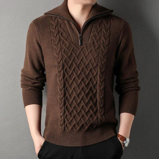Knitwear Loose Fashionable Outerwear Men's Sweater by GJG Denim