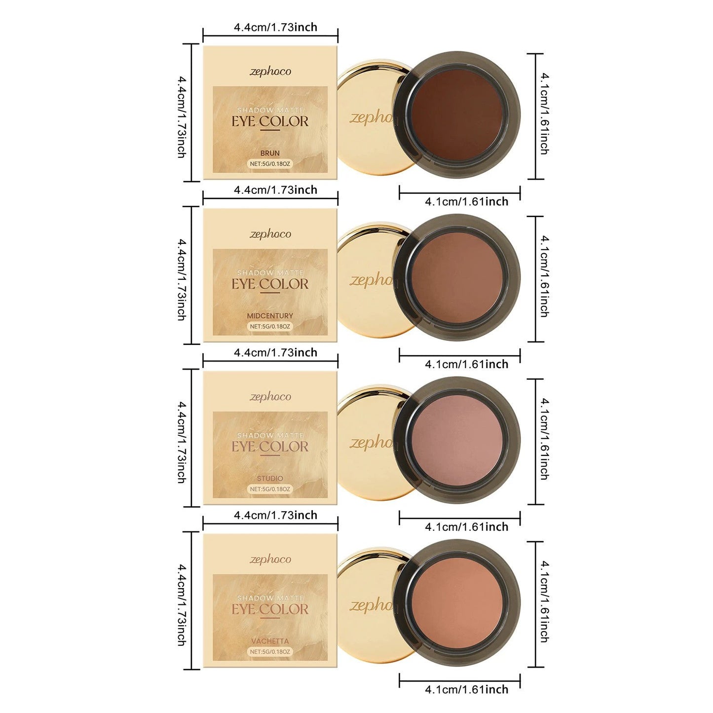 Eye Shadow Is Naturally Colored And Hard To Take Off Makeup by GJG Denim