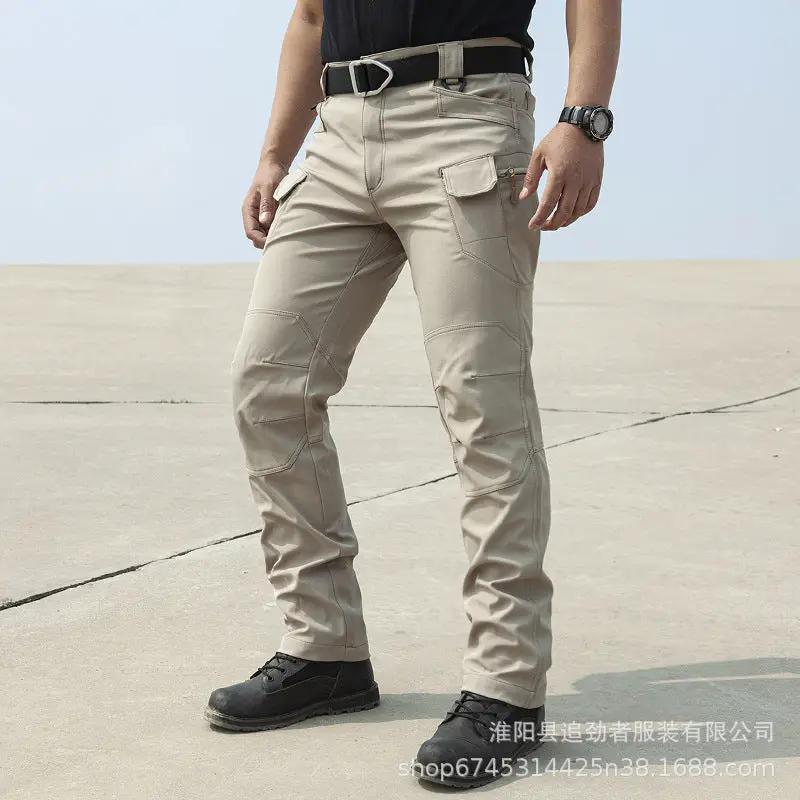 Tactical Loose-fitting Softshell Pants For Men by GJG Denim