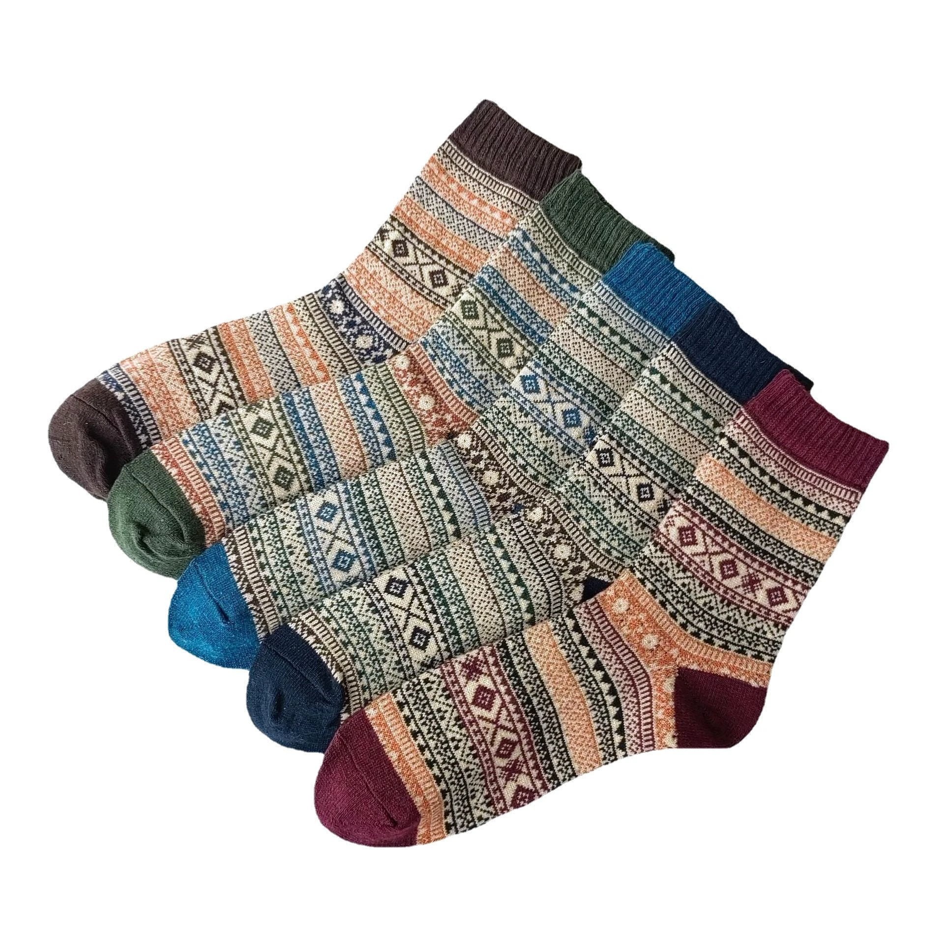 Men's Socks Vintage Style Wool Socks by GJG Denim