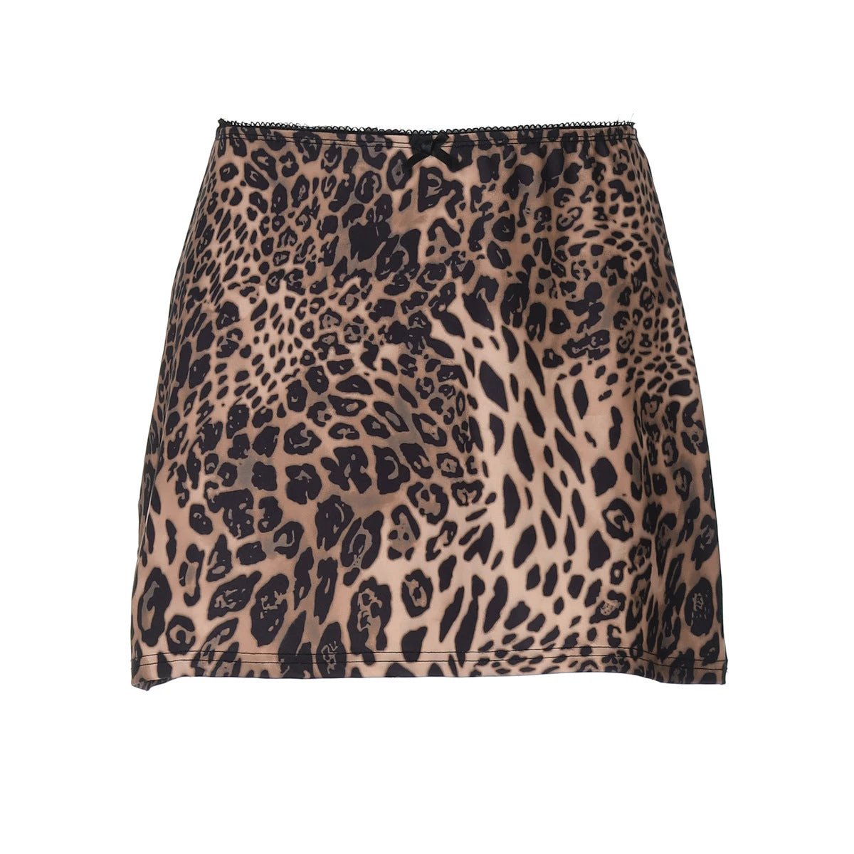 Sexy Leopard Print Printed Stylish Versatile Skirt by GJG Denim