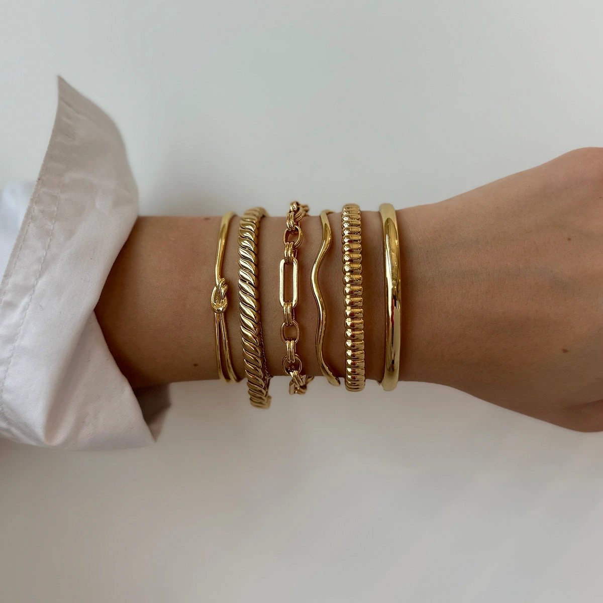 Stainless Steel Bracelet For Women by GJG Denim