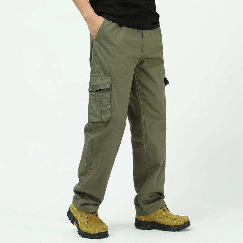 Men's Casual Multi-Pocket Pants by GJG Denim