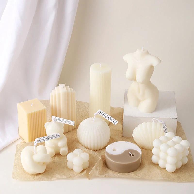 Geometric Shaped Aromatherapy Candles by GJG Denim