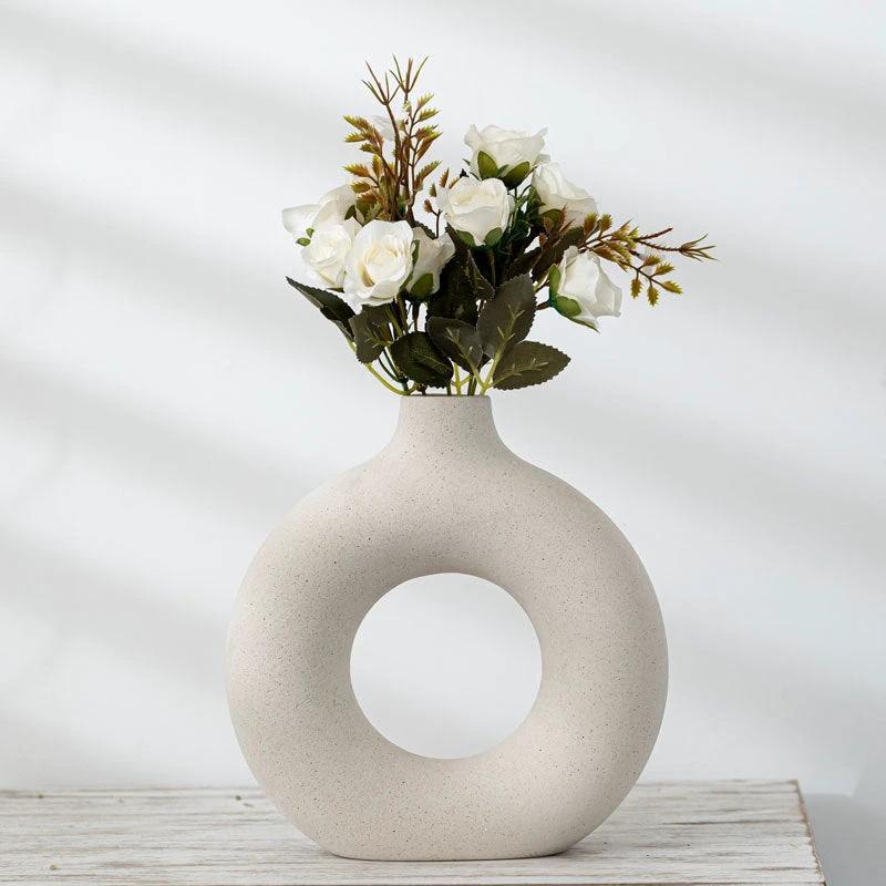 New Style Biscuit Vase Frosted Particle Flower Arranging Device by GJG Denim