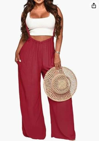 sleeveless Casual Jumpsuit by GJG Denim