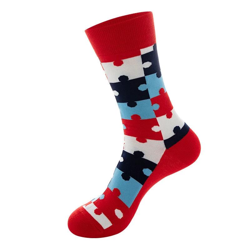 Men's Street Sesh Fashion Trendy Socks by GJG Denim